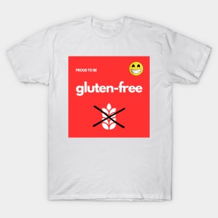 Proud To Be Gluten-Free - Red T-Shirt